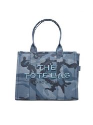 Marc Jacobs Torebka 2S4HTT080H03 Granatowy. Niebieskie shopper Marc Jacobs, bez wzorów, z materiału, bez dodatków. Za 1,099.00 zł.