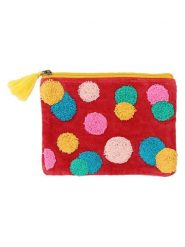 Overbeck and Friends Kosmetyczka "Dotty" w kolorze czerwonym ze wzorem - 21 x 15 cm rozmiar: onesize. Czerwone kufry i kosmetyczki Overbeck and Friends, bez wzorów, z materiału, bez dodatków. Za 66.16 zł.