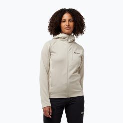 Bluza polarowa damska Jack Wolfskin Alpgrat. Szare bluzy Jack Wolfskin, bez wzorów, z polaru, bez kaptura. Za 489.99 zł.