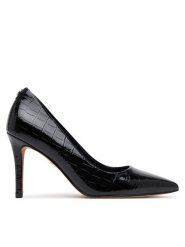 Nine West Szpilki CEO-DINA-01 Czarny. Czarne szpilki Nine West, bez wzorów, z materiału, bez obcasa, na szpilce, bez zapięcia. Za 229.99 zł.