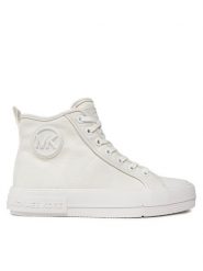 MICHAEL Michael Kors Trampki Evy High Top 43R4EYFS4D Biały. Białe trampki MICHAEL Michael Kors, bez wzorów, z materiału, bez zapięcia. Za 549.99 zł.