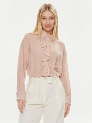 ViCOLO Koszula TB0133 Różowy Regular Fit. Czerwone koszule ViCOLO, l, bez wzorów, z syntetyku, bez kołnierzyka, bez ramiączek. Za 139.99 zł.