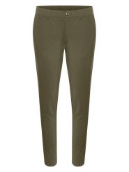 CULTURE Spodnie chino "Alpha" w kolorze khaki rozmiar: 42. Brązowe spodnie materiałowe Culture, bez wzorów. Za 141.52 zł.