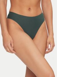 Chantelle Stringi Soft Stretch C11GG0 Zielony. Zielone stringi Chantelle, bez wzorów, z syntetyku. Za 49.99 zł.