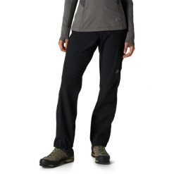 Damskie spodnie turystyczne Mountain Hardwear Strech Ozonic. Czarne spodnie sportowe Mountain Hardwear, xs, bez wzorów, trekkingowe. Za 729.00 zł.