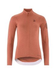Craft Koszulka kolarska "Core Bike Essence Wool" w kolorze pomarańczowym rozmiar: M. Pomarańczowe kurtki sportowe Craft, m, bez wzorów, z wełny, bez kaptura, rowerowe. Za 168.46 zł.