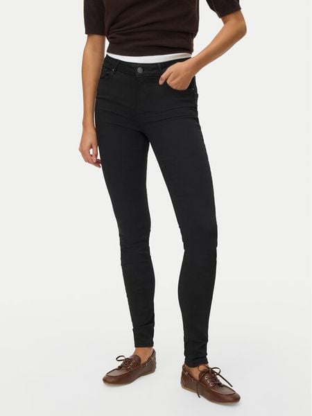 Vero Moda Jeansy Lux 10158160 Czarny Slim Fit. Czarne jeansy Vero Moda, s, bez wzorów. Za 147.99 zł.