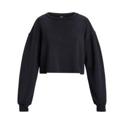 Bluza z okrągłym dekoltem dla Kobiety RISE & VIBE Czarny. Szare bluzy Roxy, bez wzorów, z elastanu, bez kaptura. W wyprzedaży za 188.99 zł.
