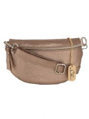 Anna Morellini Skórzana saszetka "Agnese" w kolorze szarobrązowym - 23 x 15 x 1 cm rozmiar: onesize. Brązowe torby na ramię Anna Morellini, bez wzorów, z materiału, sportowe, przez ramię, bez dodatków. Za 165.99 zł.