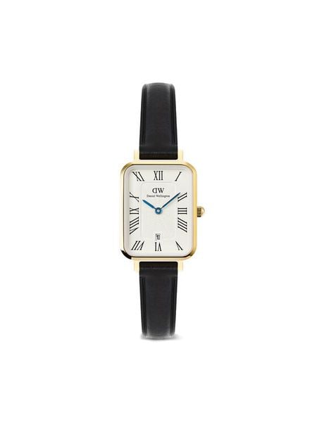 Daniel Wellington Zegarek Quadro Roman Numerals Date DW00100865 Czarny. Czarne, analogowe zegarki Daniel Wellington. Za 709.99 zł.