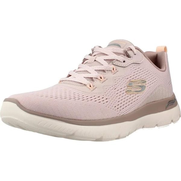 Buty SKECHERS 150754S ARCH FIT SUMMITS DAILY FLOW Rose. Czerwone trekkingi Skechers, z tkaniny, na fitness i siłownię. Za 301.99 zł.