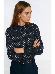 Nife Bluzka w kolorze czarnym rozmiar: 34. Czarne bluzki Nife, bez wzorów, bez kołnierzyka, bez ramiączek. Za 123.82 zł.