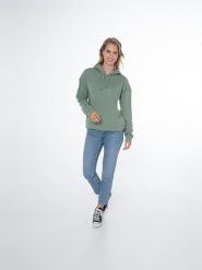 Bluza damska Protest NXGANHA hoody. Zielone bluzy sportowe Protest, s, bez wzorów, z dzianiny, z kapturem. Za 259.90 zł.