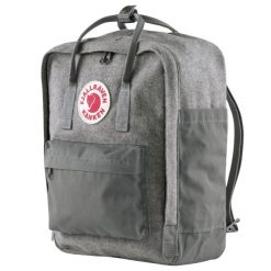 Plecak miejski Fjallraven Kanken Re-Wool - grey. Szare plecaki Fjällräven, bez wzorów. Za 513.99 zł.