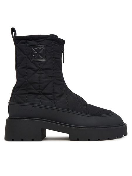 Calvin Klein Botki Chunky Zip Boot Mat Mix Aop Em HW0HW03205 Brązowy ciemny. Brązowe botki Calvin Klein, bez wzorów, z materiału, bez obcasa, na płaskiej podeszwie, bez zapięcia. Za 749.99 zł.