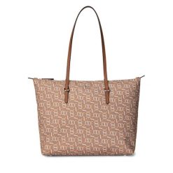 Torebka LAUREN RALPH LAUREN. Brązowe shopper Lauren Ralph Lauren, bez wzorów, bez dodatków. Za 659.99 zł.