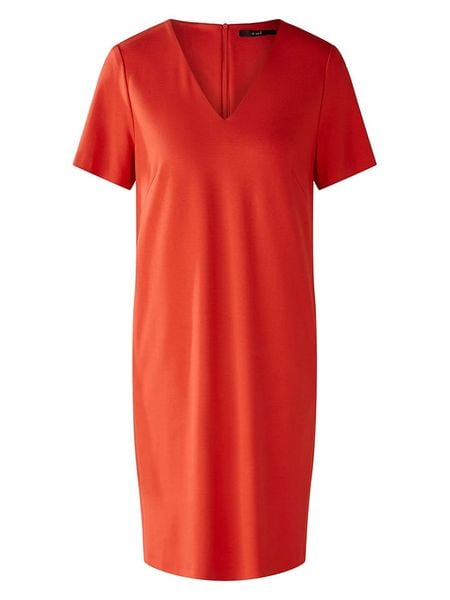 Oui Sukienka w kolorze czerwonym rozmiar: 36. Czerwone sukienki Oui, bez wzorów, bez kołnierzyka, bez ramiączek, mini. Za 117.45 zł.