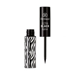 Dermacol Ciecz eyeliner (Ultra czarne Dipliner) 2,8 ml (cień Black). Eyelinery Dermacol. W wyprzedaży za 17.00 zł.