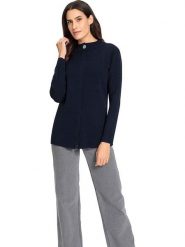 WITT WEIDEN Sweter w kolorze granatowym rozmiar: 42. Niebieskie swetry WITT WEIDEN, bez wzorów, ze splotem, bez ramiączek. Za 88.02 zł.