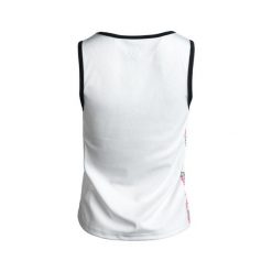 Koszulka Orna Top: styl i wygoda podczas ćwiczeń i relaksu. Białe bluzki Izas, bez wzorów, bez kołnierzyka, bez ramiączek. Za 160.83 zł.