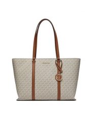 MICHAEL Michael Kors Torebka Temple Tote 30R4G1LT3B Beżowy. Brązowe torebki klasyczne MICHAEL Michael Kors, bez wzorów, ze skóry, bez dodatków. Za 1,239.00 zł.
