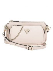 Guess Torebka w kolorze jasnoróżowym - 20 x 13 x 8 cm rozmiar: onesize. Brązowe torby na ramię Guess, z aplikacjami, z materiału, na ramię, bez dodatków. Za 308.18 zł.