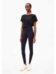 Armedangels Legginsy ''Faribaa' w kolorze granatowym rozmiar: XL. Niebieskie legginsy ARMEDANGELS, xl, bez wzorów, z podwyższonym stanem. Za 134.95 zł.