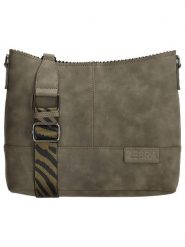 ZEBRA Torebka "Merel" w kolorze szarym - 39 x 25 x 14 cm rozmiar: onesize. Szare torby na ramię ZEBRA, bez wzorów, z materiału, na ramię, bez dodatków. Za 145.26 zł.