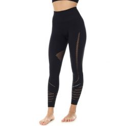 Legginsy damskie treningowe z długą nogawką Brubeck GYM. Czarne legginsy Brubeck, bez wzorów, z podwyższonym stanem. Za 159.99 zł.