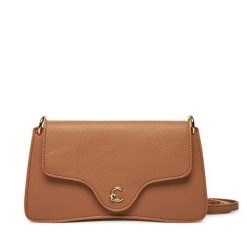 Torebka Coccinelle. Brązowe listonoszki Coccinelle, bez wzorów, bez dodatków. Za 589.99 zł.