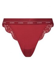 Guess Stringi O4YE00 PZ01C Czerwony. Czerwone stringi Guess, z aplikacjami, z syntetyku. Za 119.99 zł.