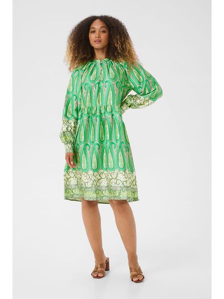 Kaffe Sukienka w kolorze zielonym rozmiar: 46. Zielone sukienki Kaffe, bez wzorów, bez kołnierzyka, bez ramiączek, midi. Za 131.12 zł.