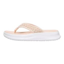 HeyDude Damskie Japonki Tide Flip. Białe klapki Hey Dude, bez wzorów, z materiału, bez obcasa. Za 219.00 zł.
