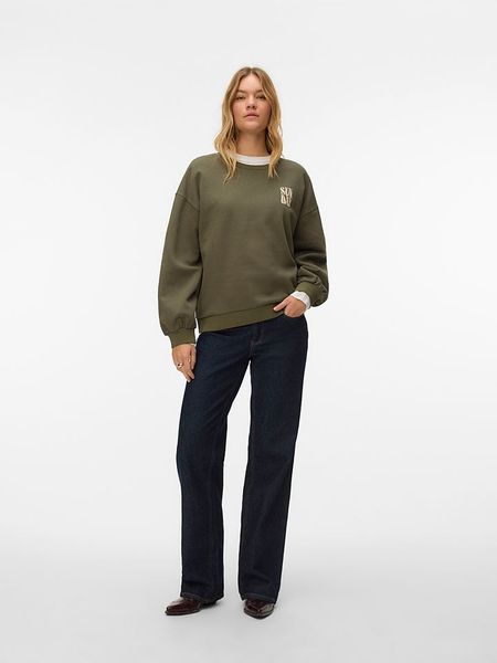 Vero Moda Bluza w kolorze khaki rozmiar: L. Brązowe bluzy Vero Moda, l, bez wzorów, bez kaptura. Za 79.59 zł.