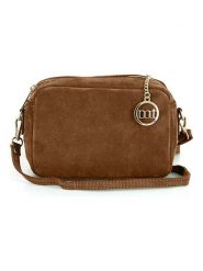 Mia Tomazzi Skórzana torebka "Vittadini" w kolorze brązowym - 23 x 16 x 11 cm rozmiar: onesize. Brązowe torby na ramię Mia Tomazzi, bez wzorów, z materiału, na ramię, bez dodatków. Za 195.99 zł.