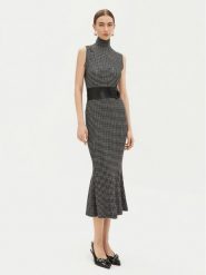 NORMA KAMALI Sukienka codzienna KK3243PLA63665 Szary Slim Fit. Szare sukienki Norma Kamali, na co dzień, l, bez wzorów, z syntetyku, bez kołnierzyka, bez ramiączek, proste. Za 839.99 zł.