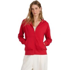 Bluza damska 4F F1763 czerwona 4FWMM00TSWSF1763 062S. Czerwone bluzy 4f, s, bez wzorów, bez kaptura. Za 119.00 zł.