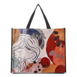 Kolorowa Damska Torba Zakupowa Anekke. Shopper Anekke, bez wzorów, eleganckie, na ramię, bez dodatków. Za 39.99 zł.