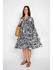 William de Faye Sukienka w kolorze granatowo-białym rozmiar: 40. Białe sukienki William de Faye, bez wzorów, klasyczne, bez kołnierzyka, bez ramiączek, midi. Za 143.99 zł.