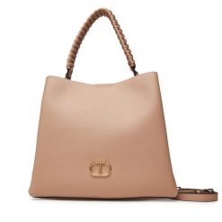 Torebka TWINSET. Brązowe torebki klasyczne Twinset, bez wzorów, bez dodatków. Za 679.99 zł.