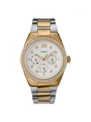 Timex Zegarek TW2V80300 Złoty. Żółte, analogowe zegarki Timex, złote. Za 519.99 zł.