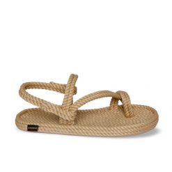 Sandały damskie HAWAII. Brązowe sandały Aulp, bez wzorów, sportowe, bez obcasa, bez zapięcia. Za 299.99 zł.
