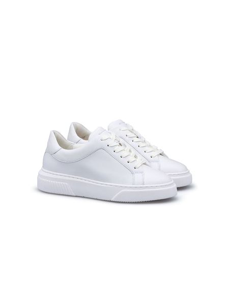 LLOYD Skórzane sneakersy w kolorze białym rozmiar: 39. Białe trampki LLOYD, bez wzorów, bez zapięcia. Za 354.95 zł.