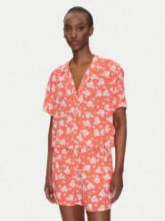 Tommy Jeans Koszula DW0DW20285 Pomarańczowy Relaxed Fit. Brązowe koszule Tommy Jeans, l, bez wzorów, z jeansu, bez kołnierzyka, bez ramiączek. Za 219.99 zł.