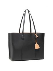 Tory Burch Torebka Perry Triple-Compartment Tote 81932 Czarny. Czarne shopper Tory Burch, bez wzorów, ze skóry, bez dodatków. Za 1,509.00 zł.