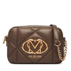 Torebka LOVE MOSCHINO. Brązowe listonoszki Love Moschino, bez wzorów, bez dodatków. Za 879.99 zł.