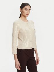 Marella Kardigan Siena1 2523346094 Écru Regular Fit. Kardigany Marella, m, bez wzorów, z bawełny. Za 1,259.00 zł.
