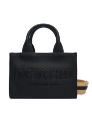 LOVE MOSCHINO Torebka JC4044PP1OLE0000 Czarny. Czarne torebki klasyczne Love Moschino, bez wzorów, ze skóry, bez dodatków. Za 879.99 zł.