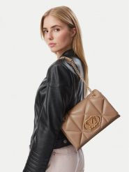 LOVE MOSCHINO Torebka JC4041PP0PLC0105 Beżowy. Brązowe torebki klasyczne Love Moschino, bez wzorów, bez dodatków. Za 1,029.00 zł.