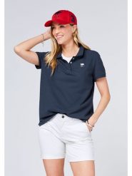 Polo Sylt Koszulka polo w kolorze granatowym rozmiar: S. Niebieskie koszulki polo Polo Sylt, s, bez wzorów, bez kołnierzyka, bez ramiączek. Za 118.84 zł.
